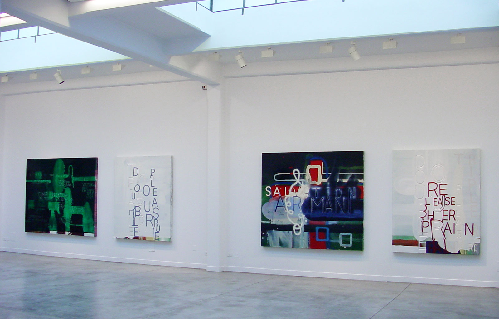 Graham Gillmore - Cardi Gallery Milan 2004 - Installation views