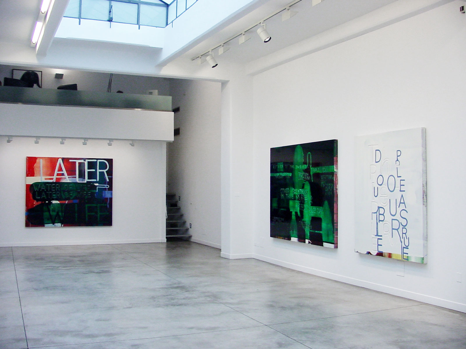 Graham Gillmore - Cardi Gallery Milan 2004 - Installation views