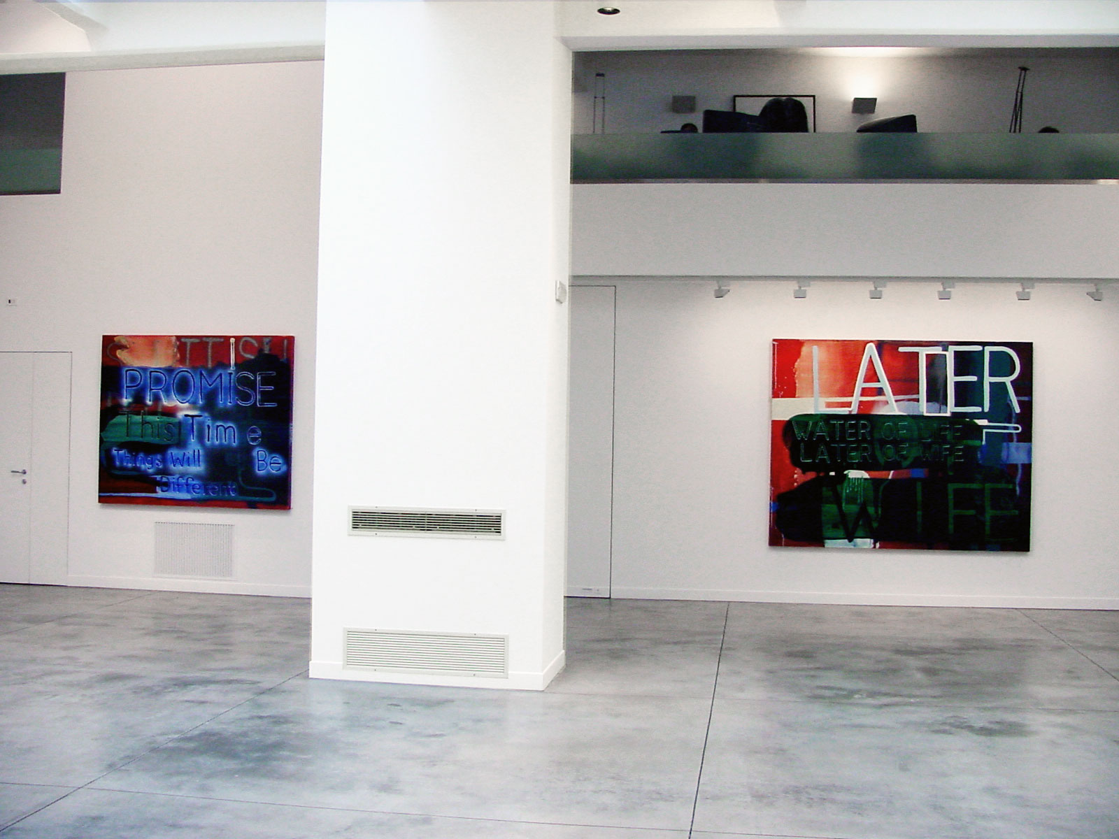Graham Gillmore - Cardi Gallery Milan 2004 - Installation views