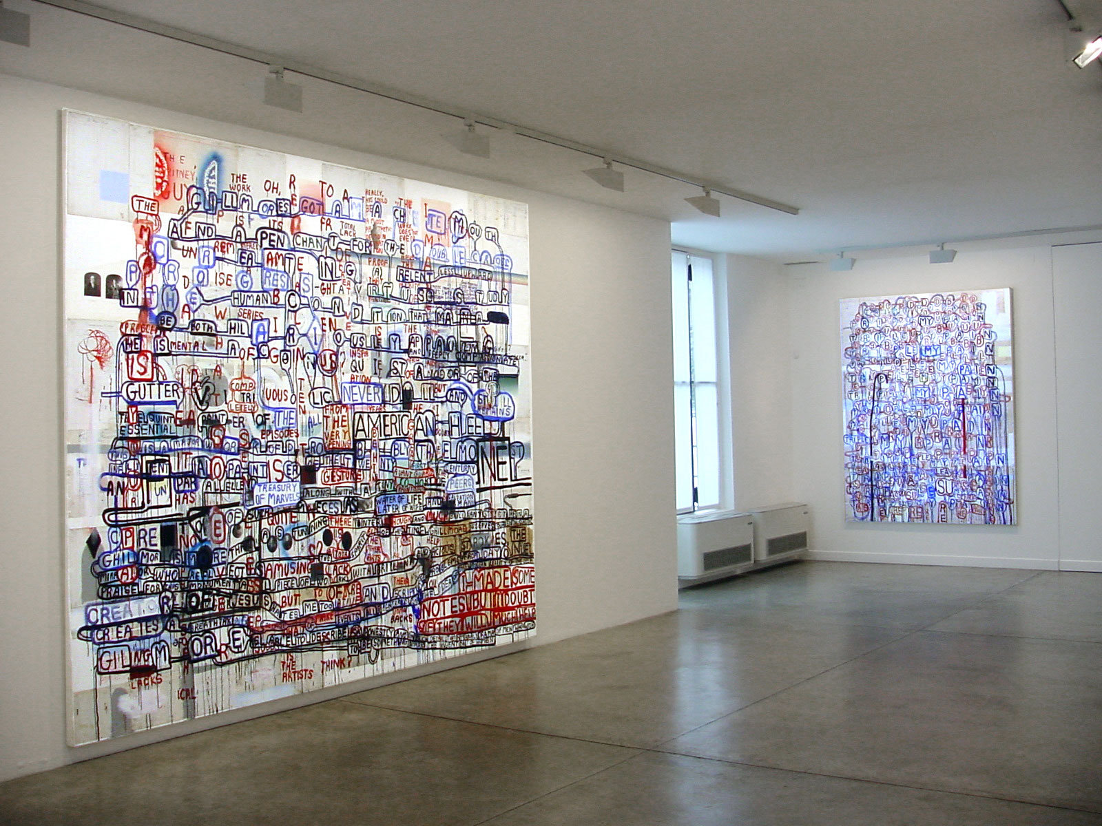 Graham Gillmore - Cardi Gallery Milan 2004 - Installation views