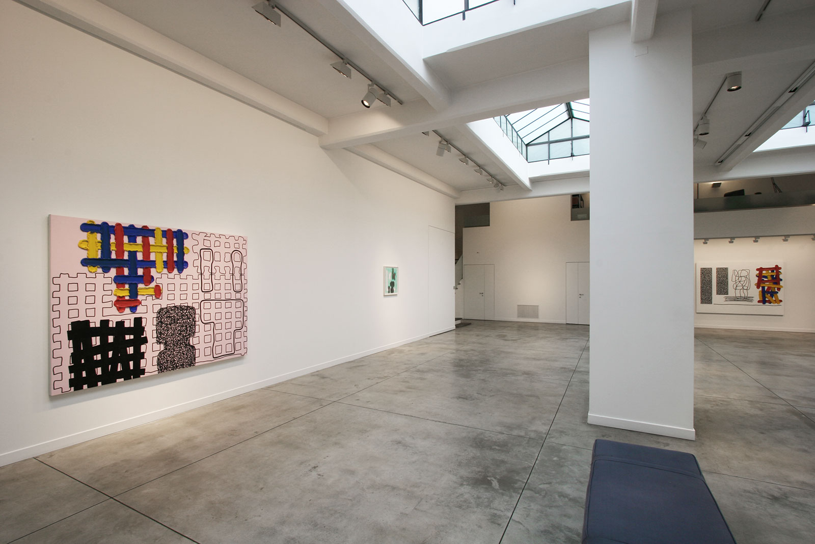 Jonathan Lasker - Cardi Gallery Milan 2005 - Installation views