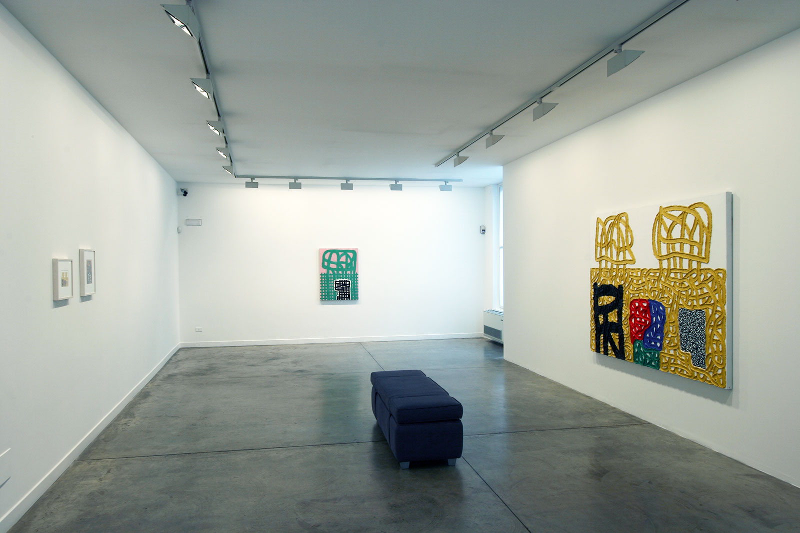 Jonathan Lasker - Cardi Gallery Milan 2005 - Installation views