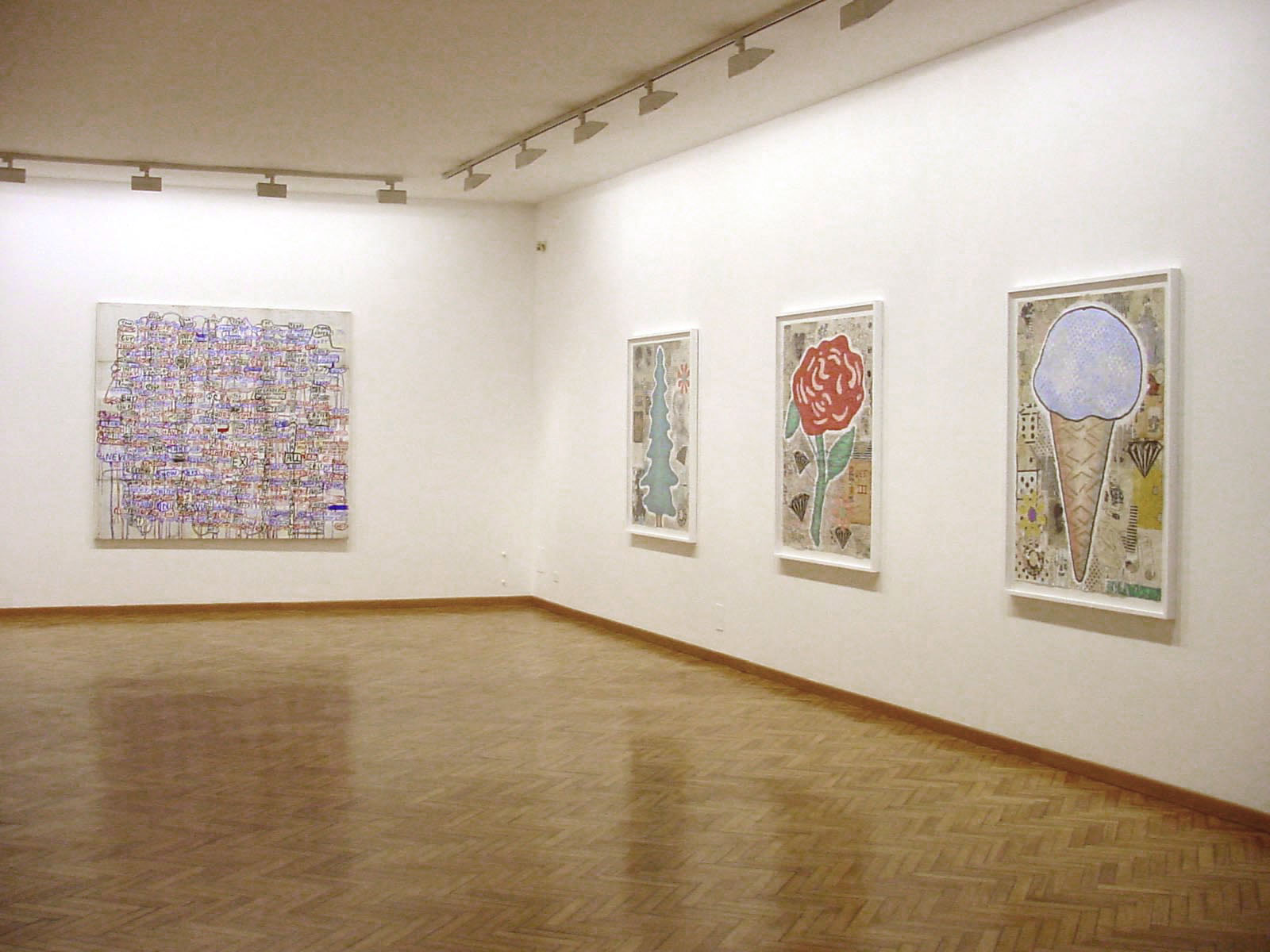 Spirit of drawing - Cardi Gallery Milan 2003 - Installation views