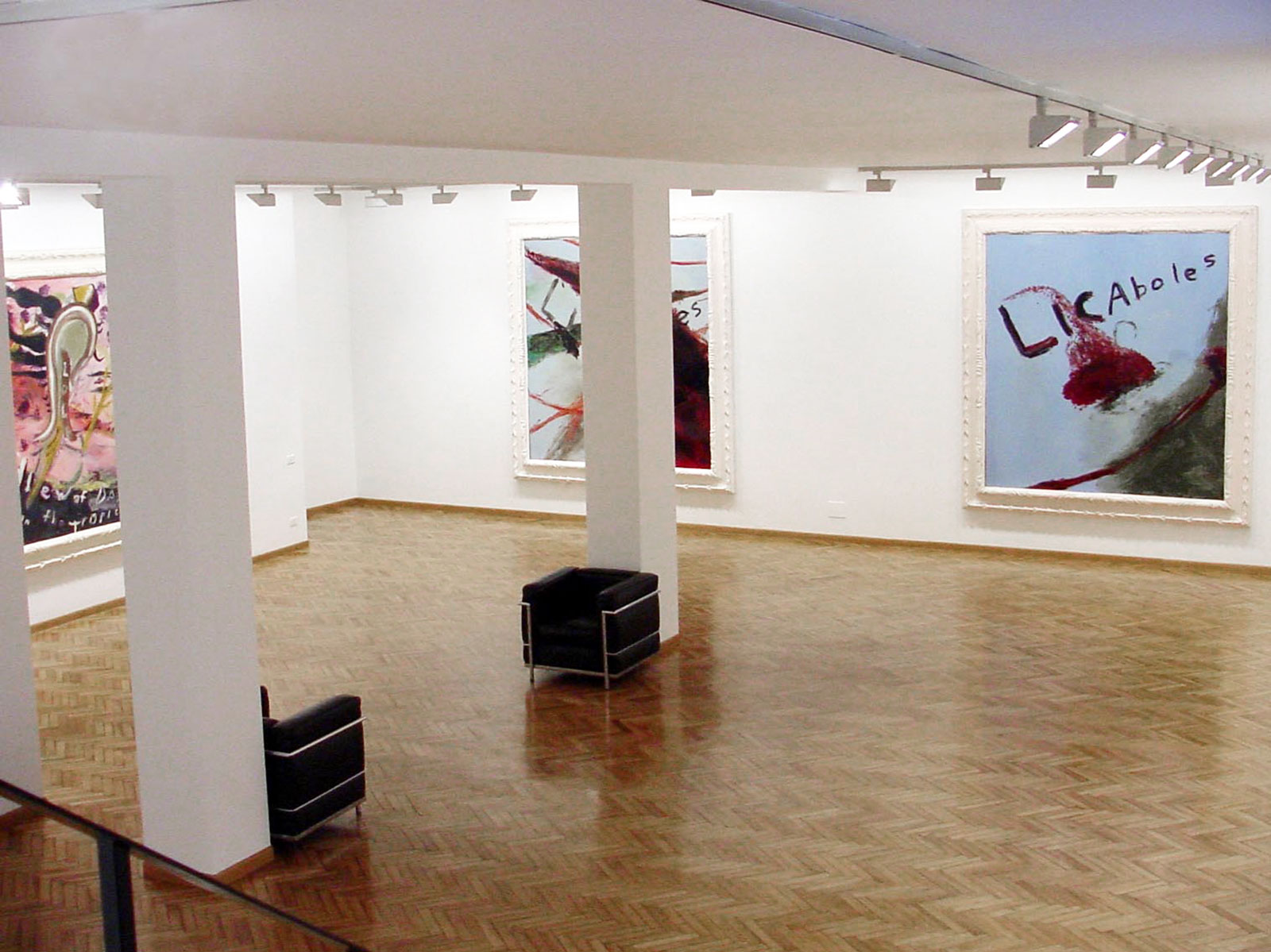 Julian Schnabel - Cardi Gallery Milan 2004 - Installation views