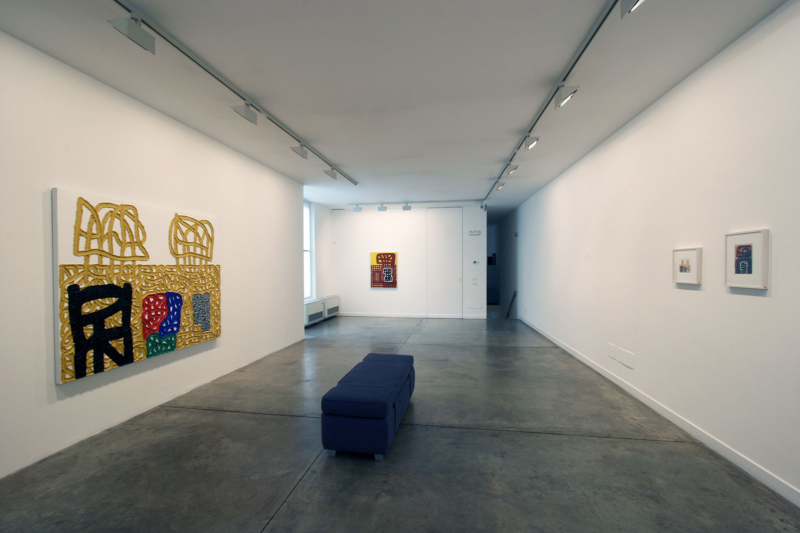 Jonathan Lasker - Cardi Gallery Milan 2005 - Installation views