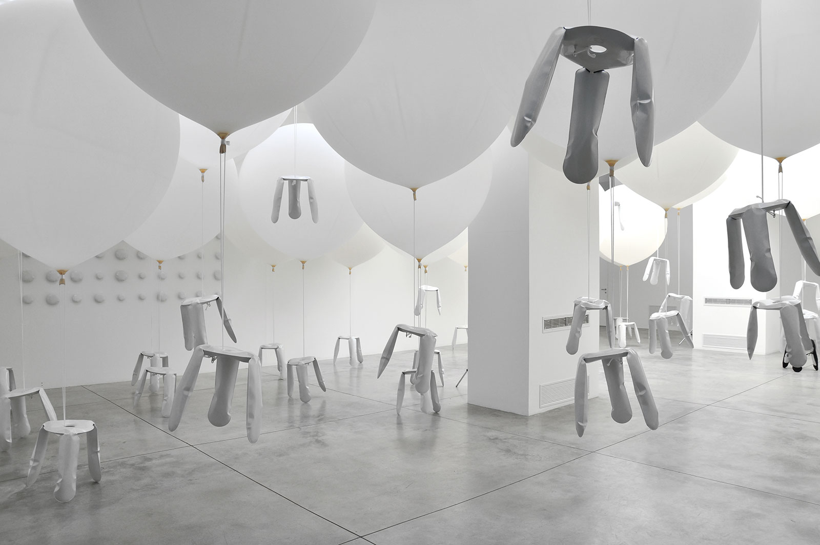 Oskar Zieta - Cardi Gallery Milan 2011 - Installation views