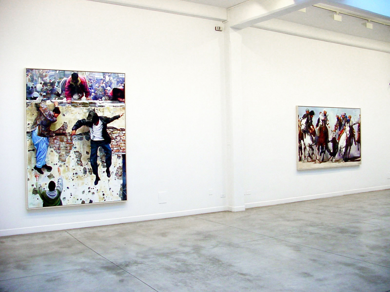 Malcolm Morley - Cardi Gallery Milan 2003 - Installation views