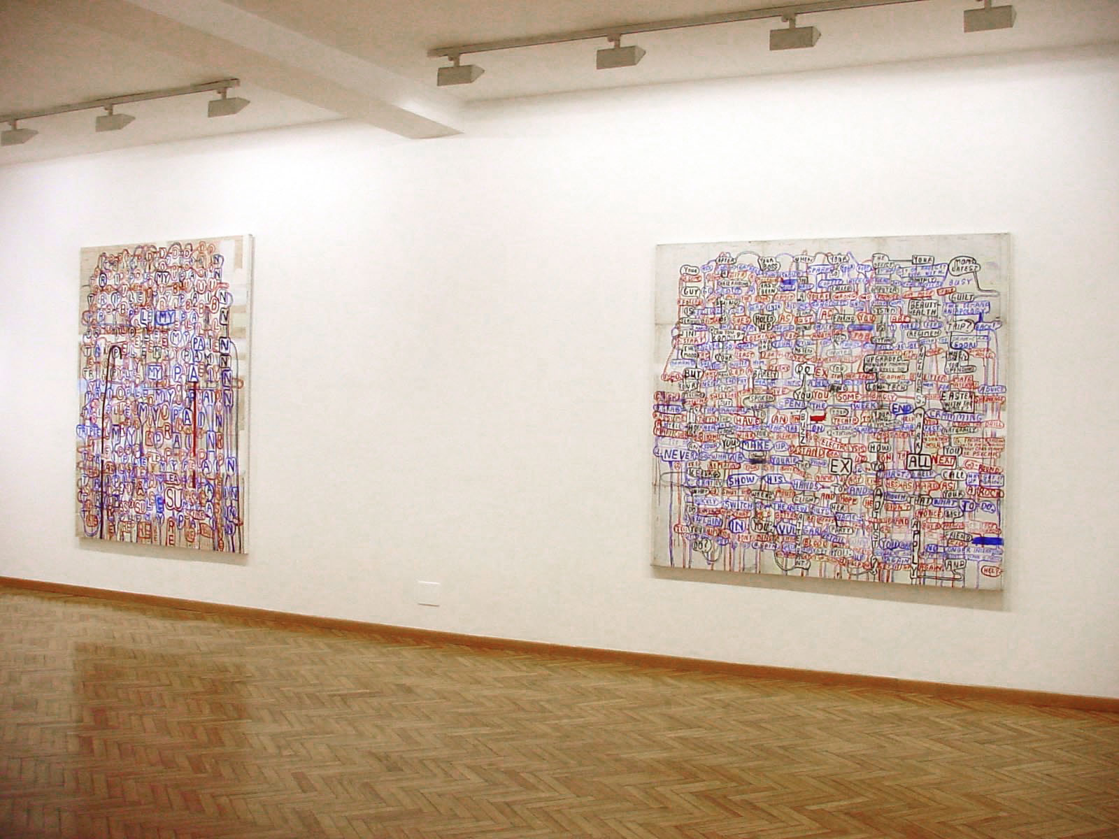 Spirit of drawing - Cardi Gallery Milan 2003 - Installation views