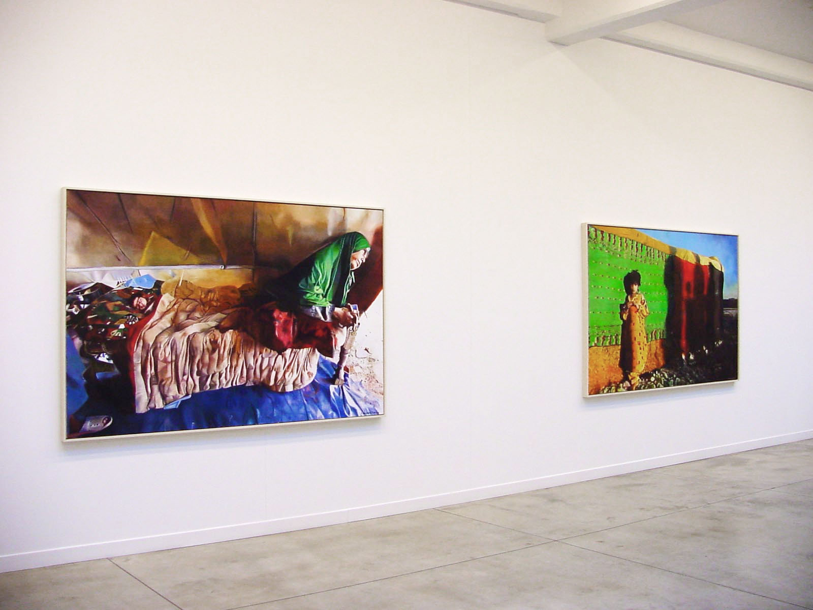 Malcolm Morley - Cardi Gallery Milan 2003 - Installation views