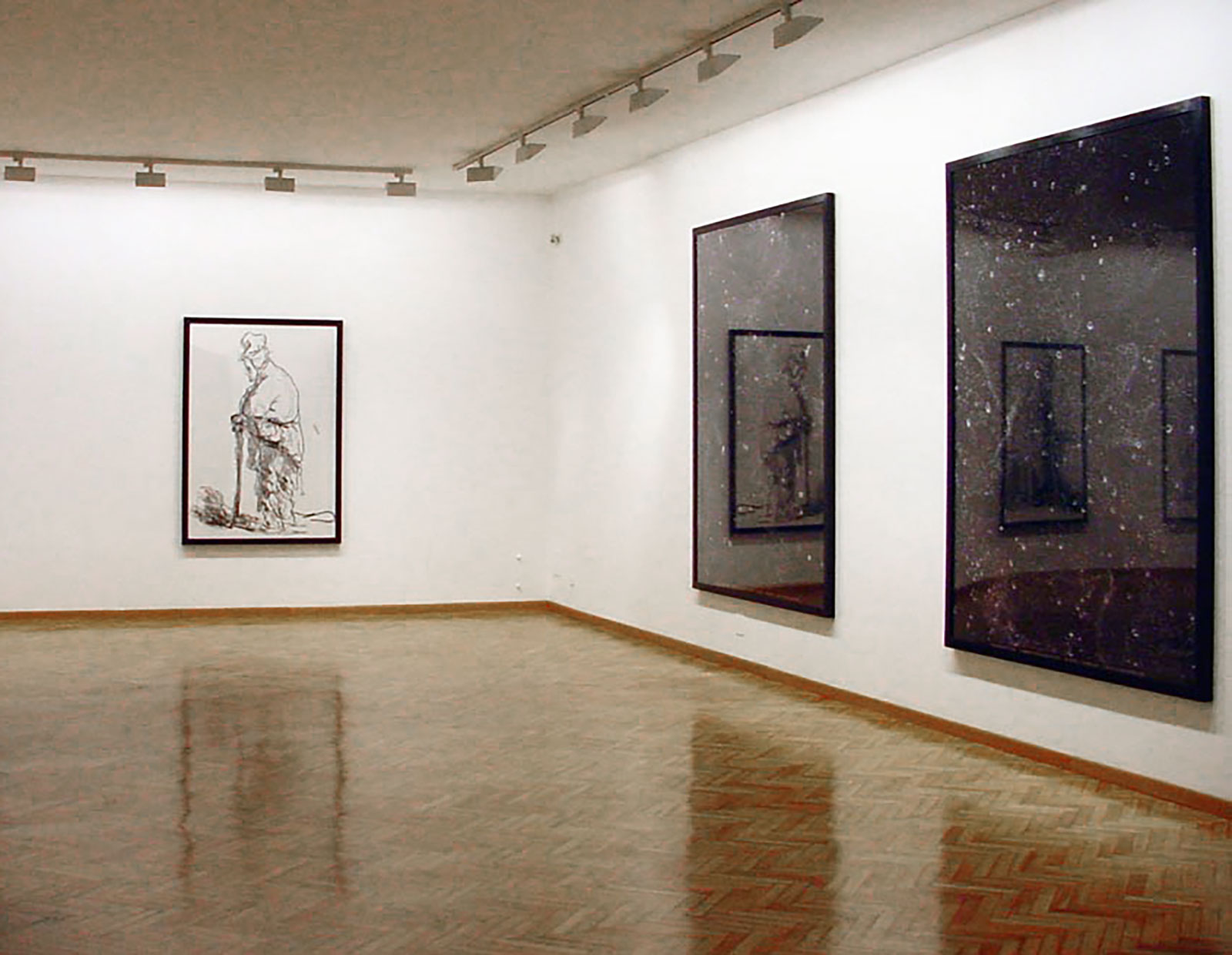 Vik Muniz - Cardi Gallery Milan 2002 - Installation views