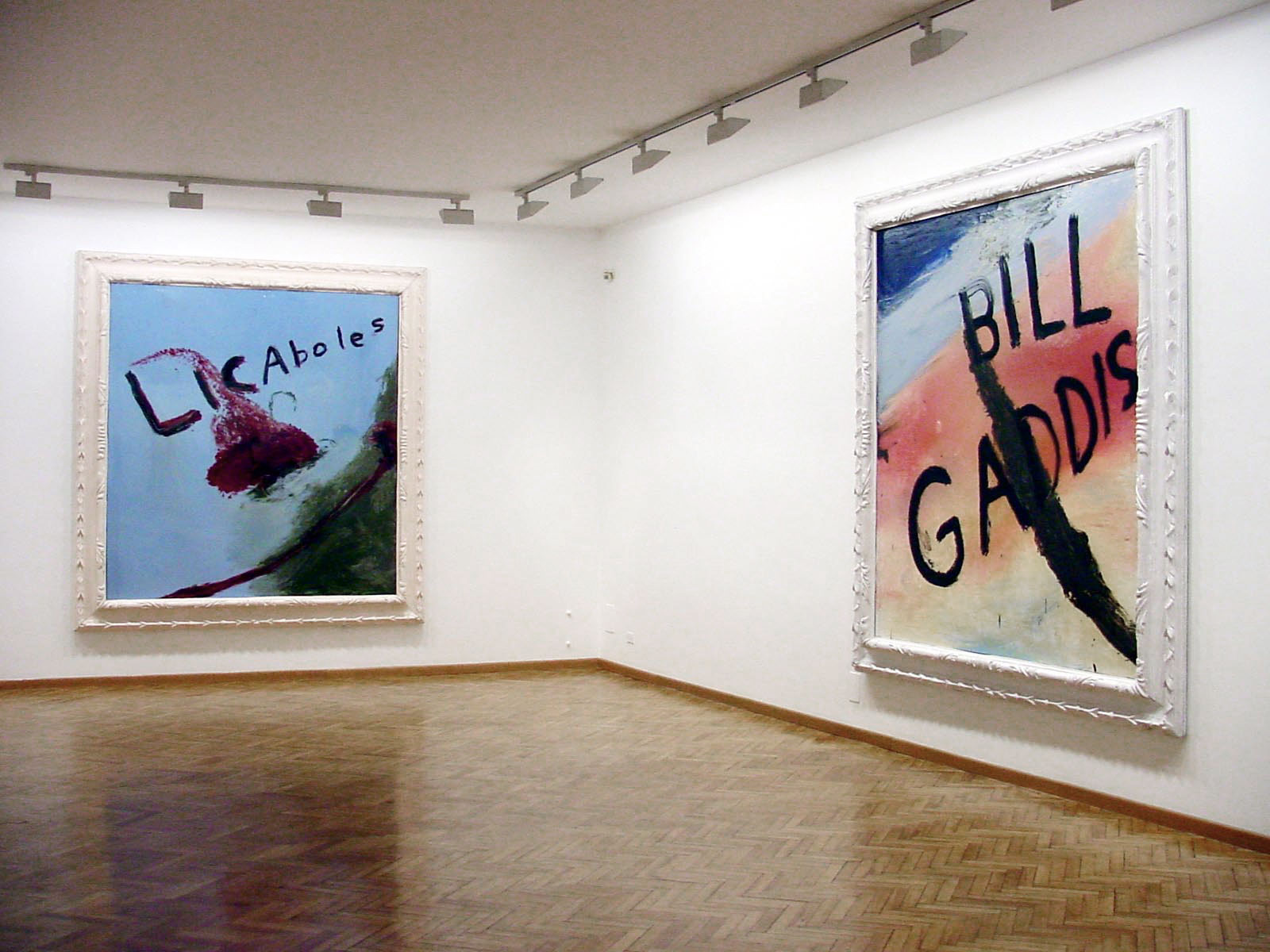 Julian Schnabel - Cardi Gallery Milan 2004 - Installation views