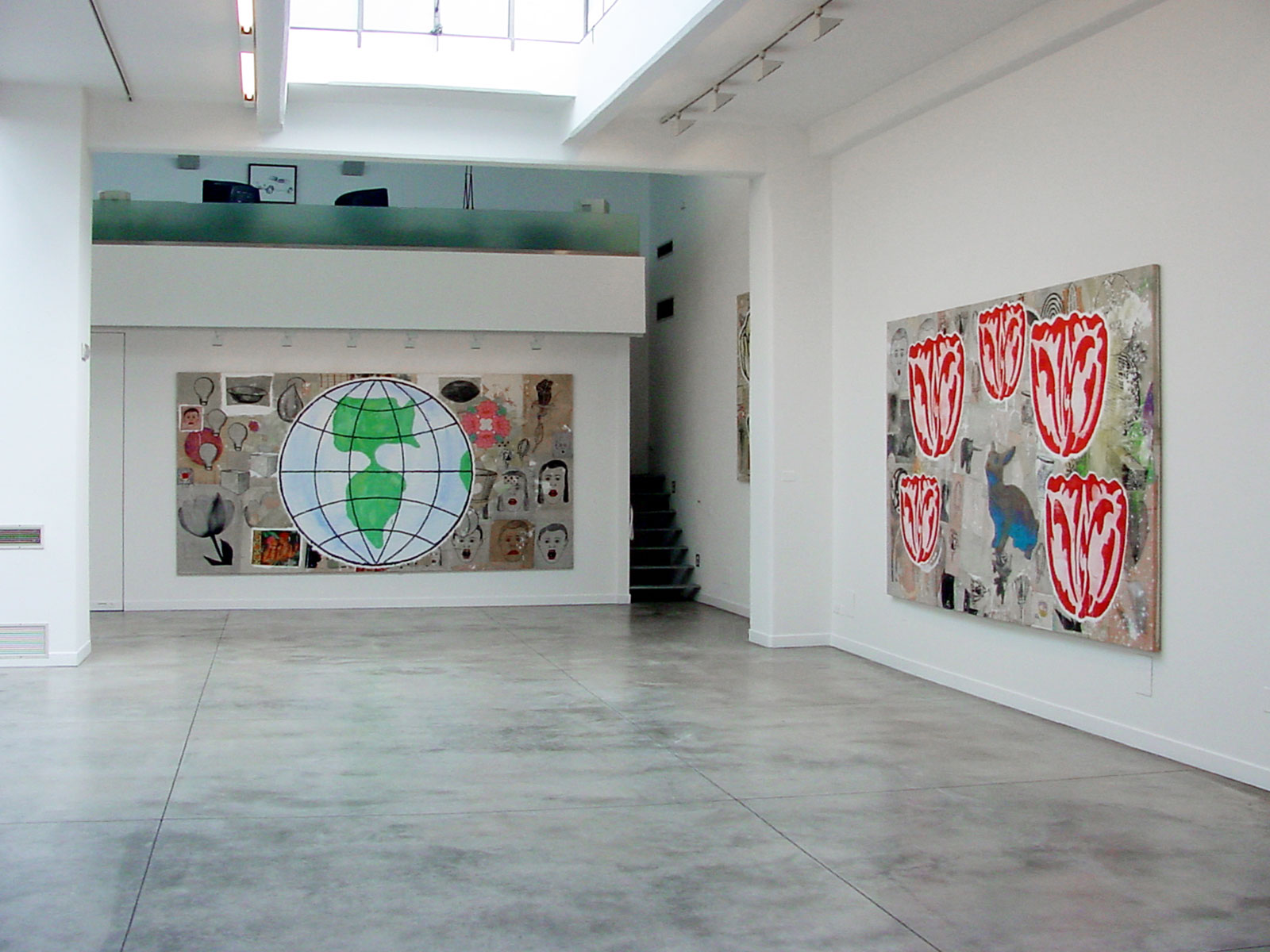 Donald Baechler - Cardi Gallery Milan 2004 - Installation views