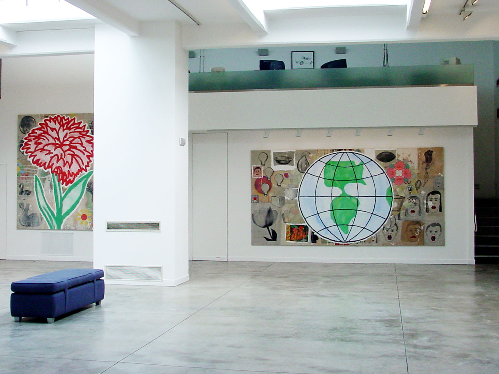 Donald Baechler - Cardi Gallery Milan 2004 - Installation views