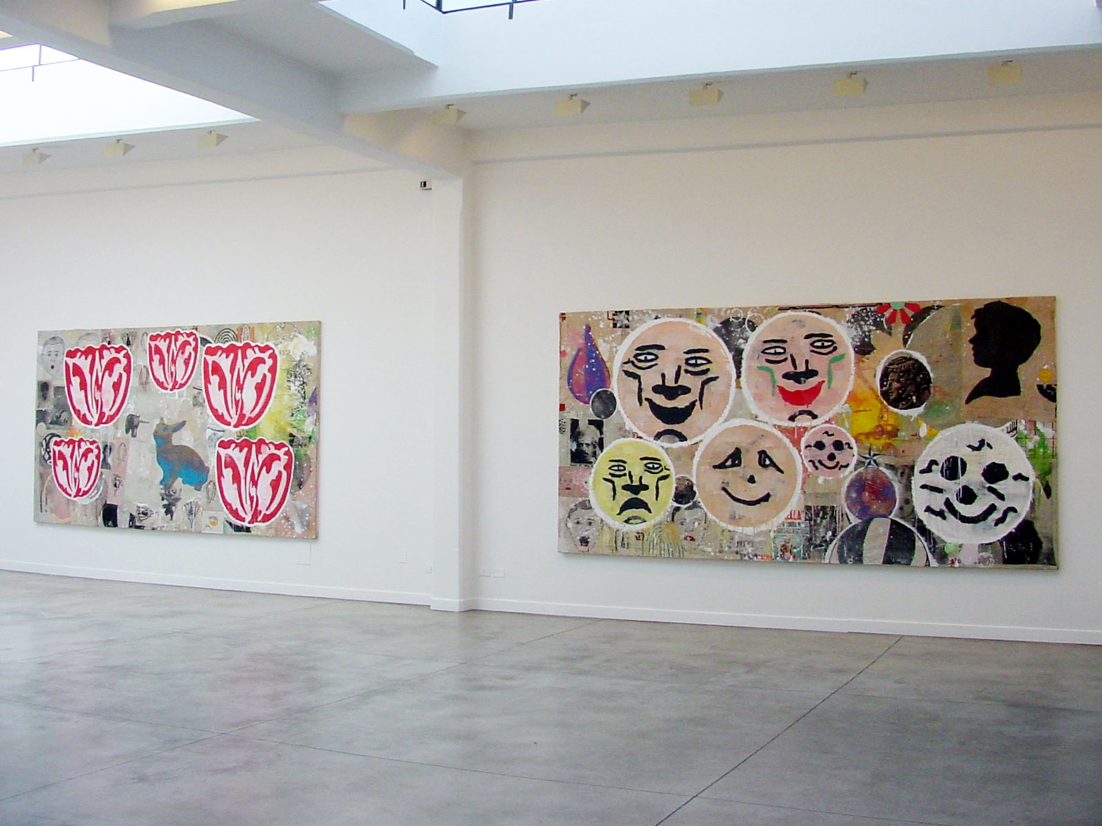 Donald Baechler - Cardi Gallery Milan 2004 - Installation views