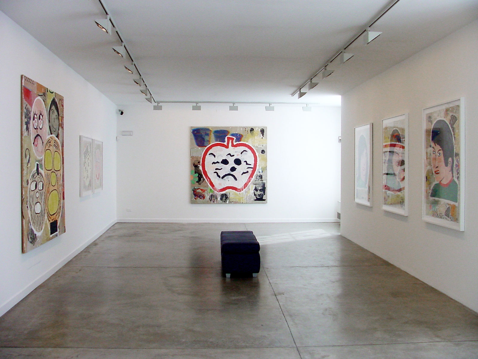 Donald Baechler - Cardi Gallery Milan 2004 - Installation views