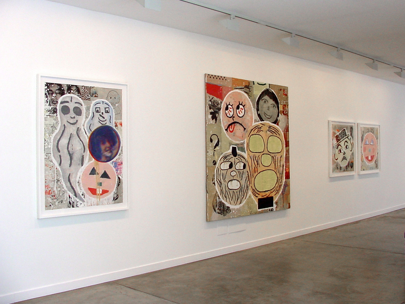 Donald Baechler - Cardi Gallery Milan 2004 - Installation views