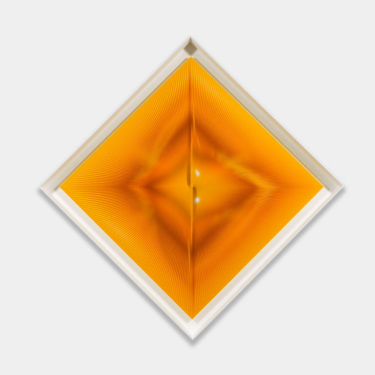 Alberto Biasi - Dynamic square golden image