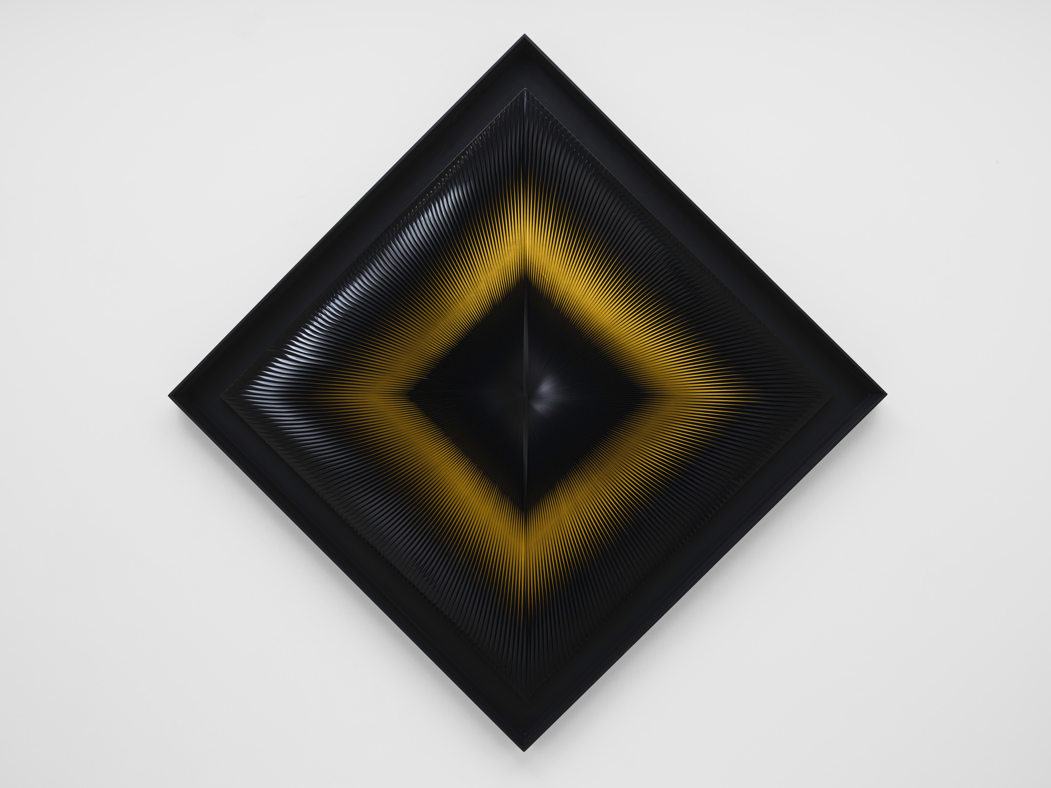 Alberto Biasi - Nero in quadro, 2005