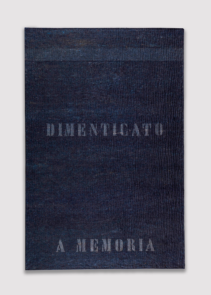 Vincenzo Agnetti - Dimenticato a memoria, 1971