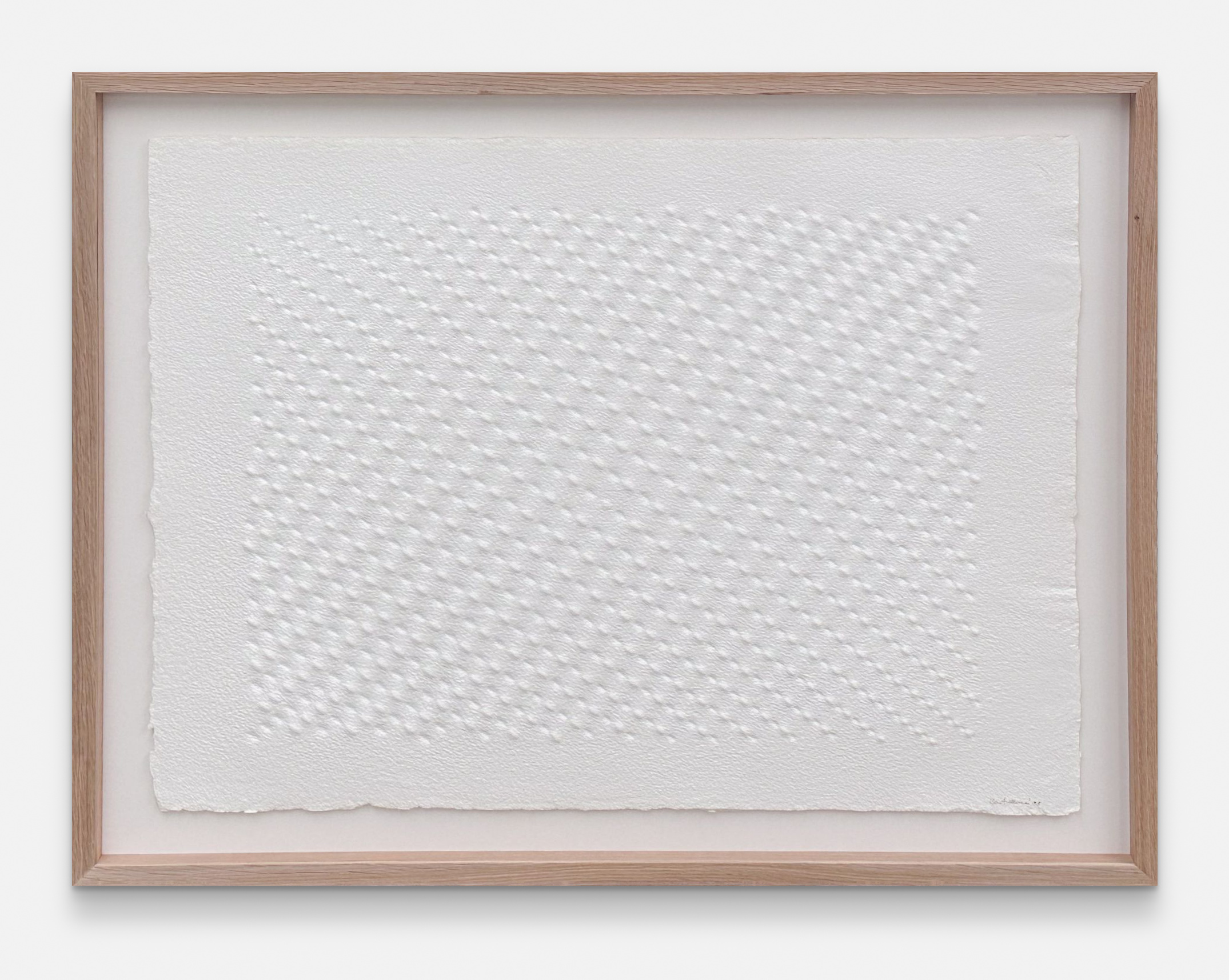 Enrico Castellani - Senza Titolo, 1988