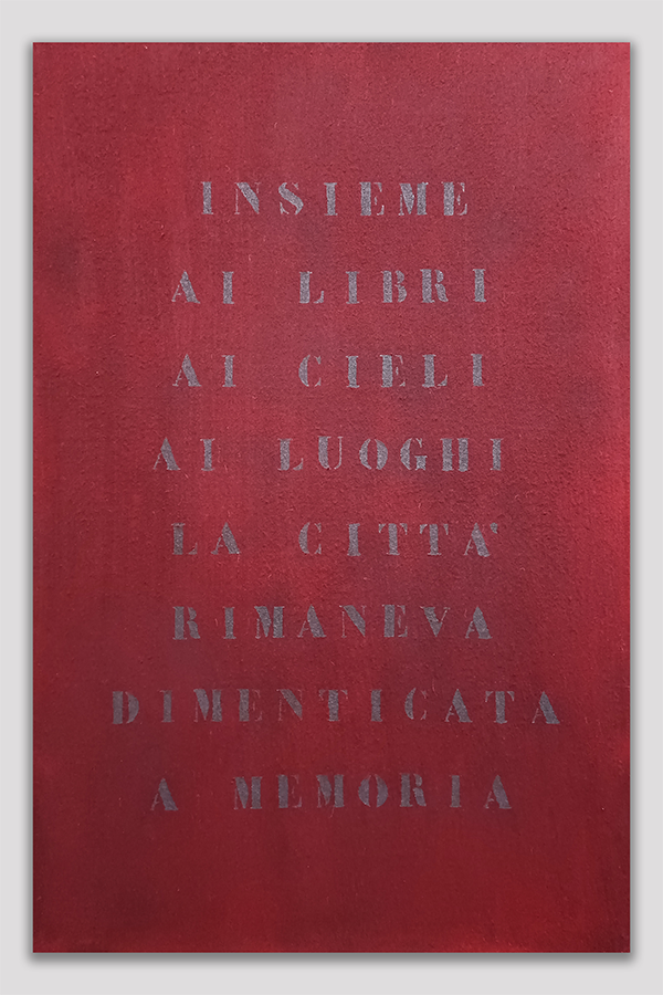 Vincenzo Agnetti - Paesaggio, 1971