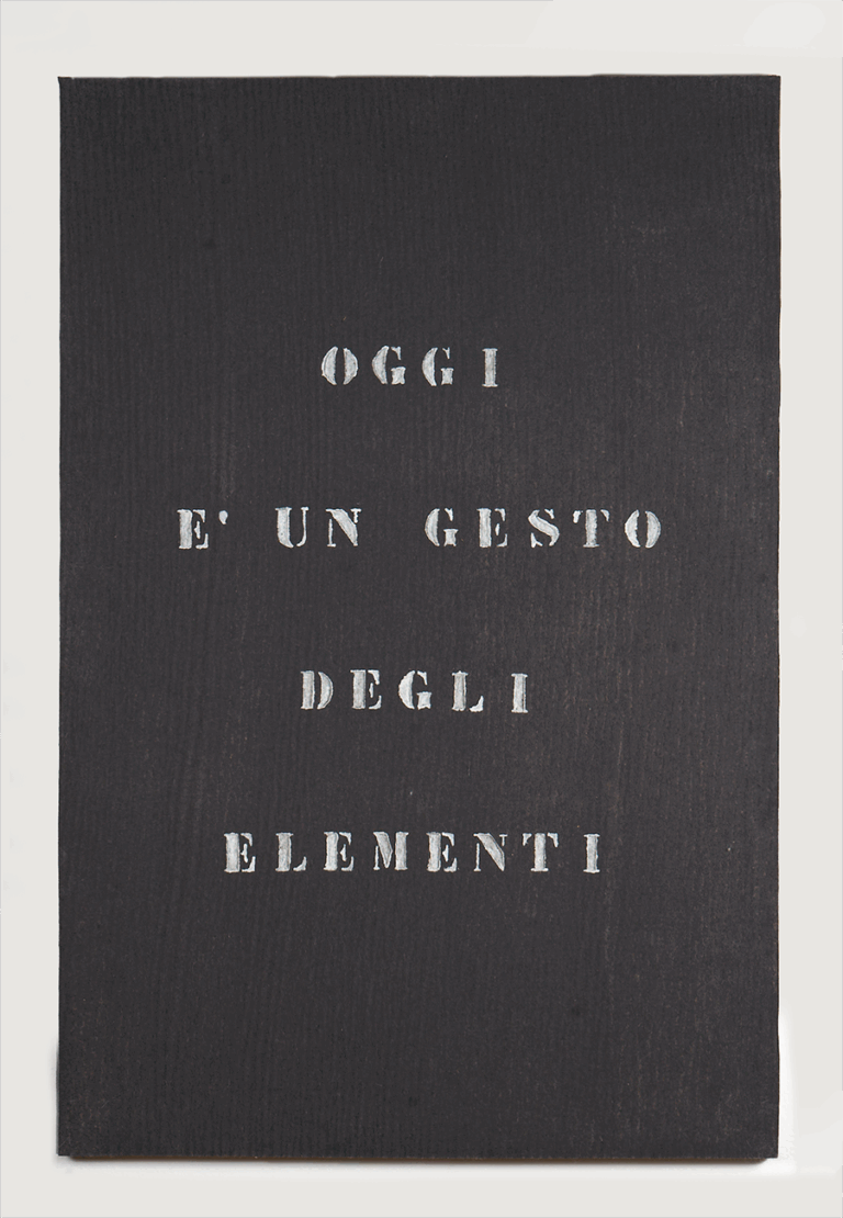 Vincenzo Agnetti - Paesaggio, 1972