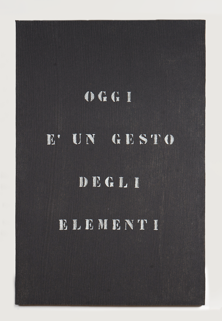 Vincenzo Agnetti - Paesaggio, 1972