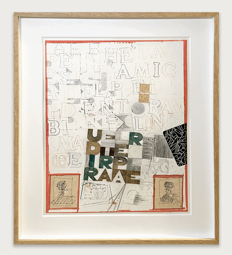Alighiero Boetti - Senza titolo (Udire tra le parole), 1975