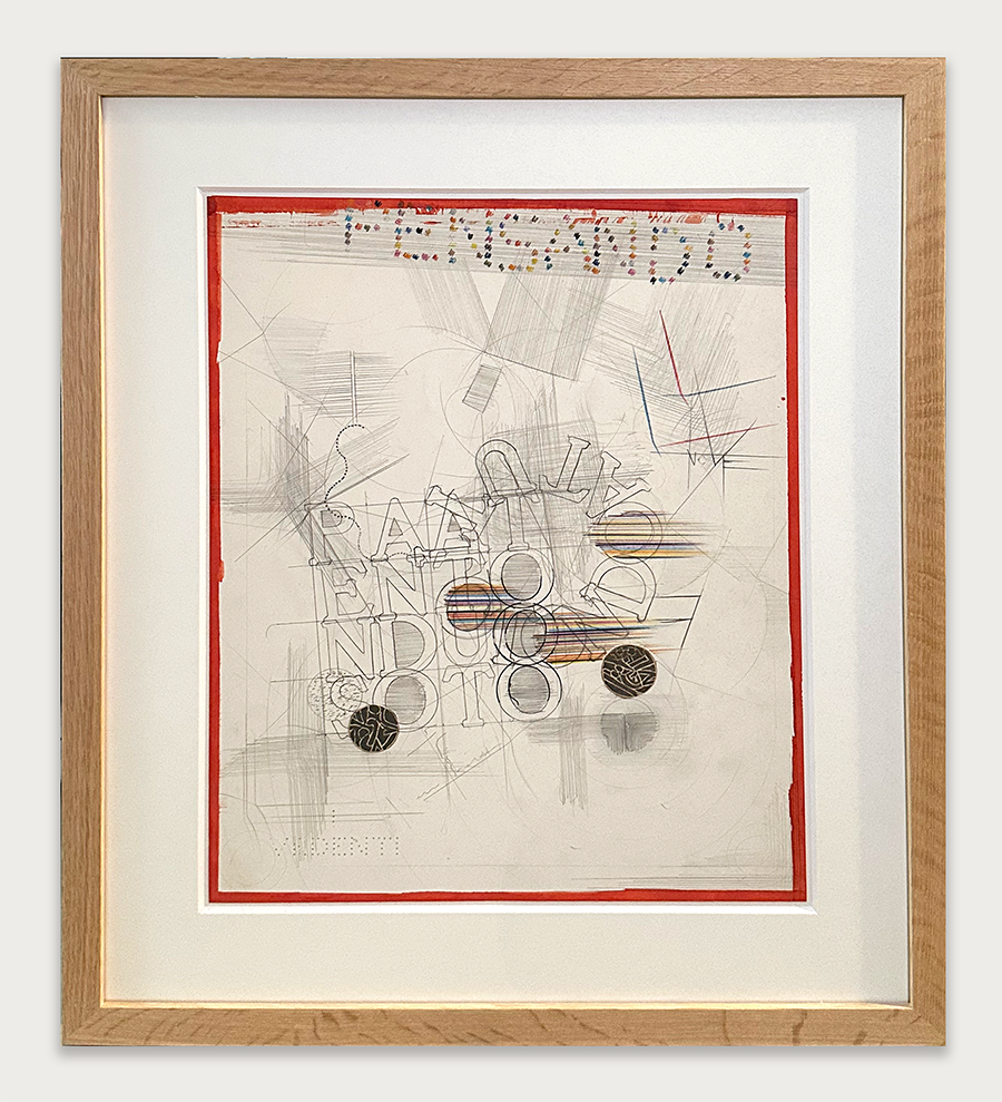Alighiero Boetti - Senza titolo (Pensando a tutto), 1978