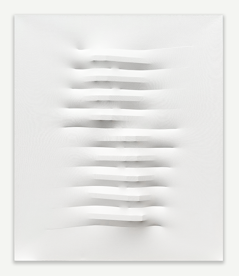 Agostino Bonalumi - Bianco, 1970-75