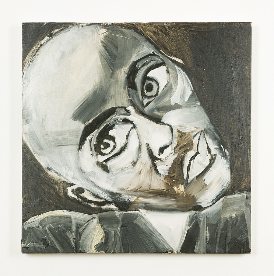 Francesco Clemente - Grisaille Self Portrait, 1997