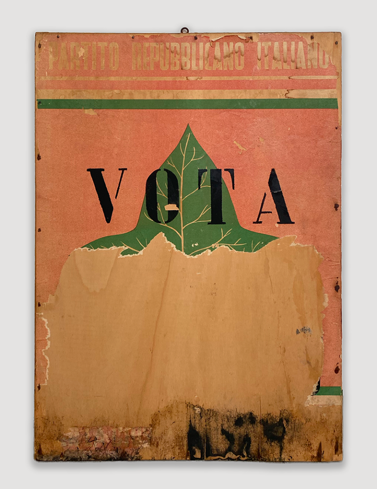 Mimmo Rotella - Vota Partito Repubblicano, 2005