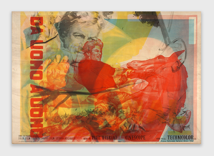Mimmo Rotella - Da uomo a uomo, 1967