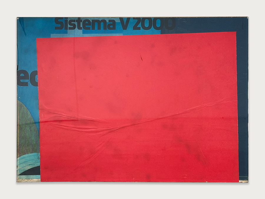Mimmo Rotella - Petite Blank Sony, 1981