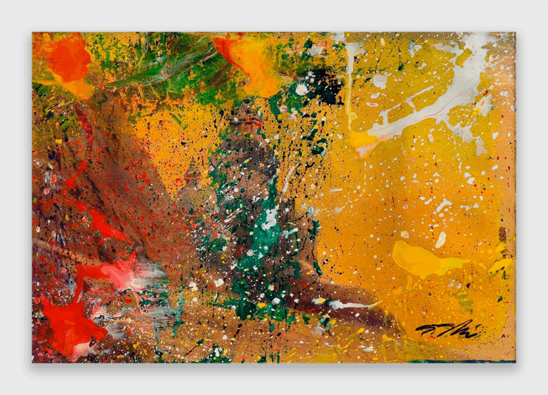 Shozo Shimamoto - Silk Road 02, 2008