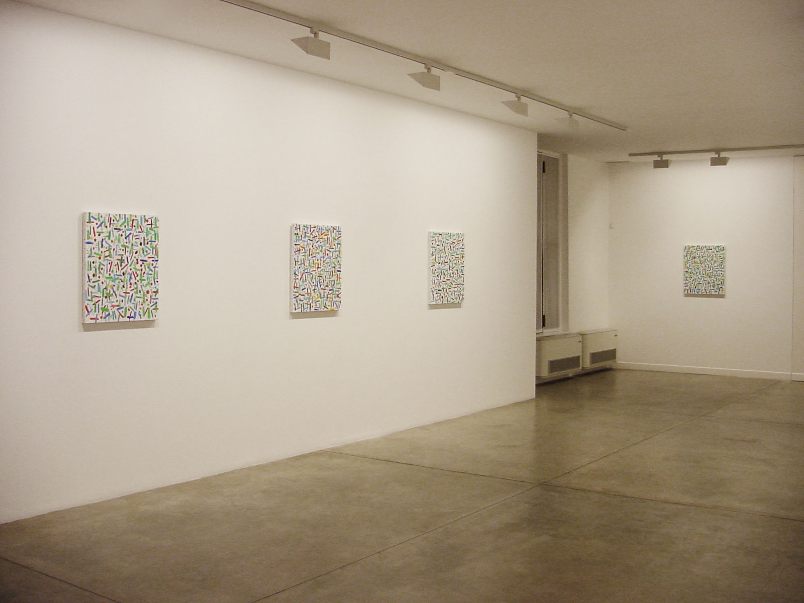 Nicola De Maria - Cardi Gallery Milan 2006 - Installation views