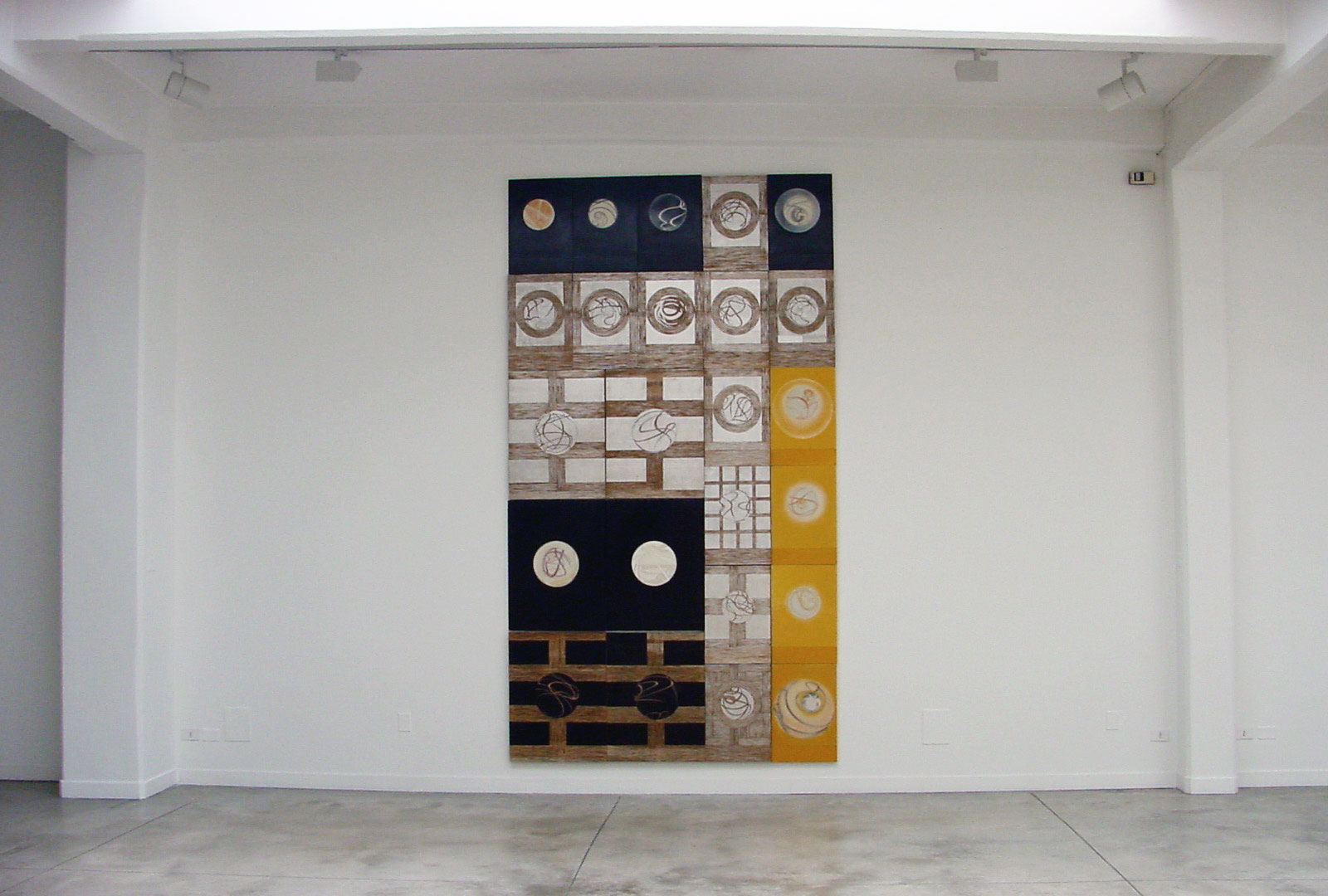 Domenico Bianchi - Cardi Gallery Milan 2007 - Installation views