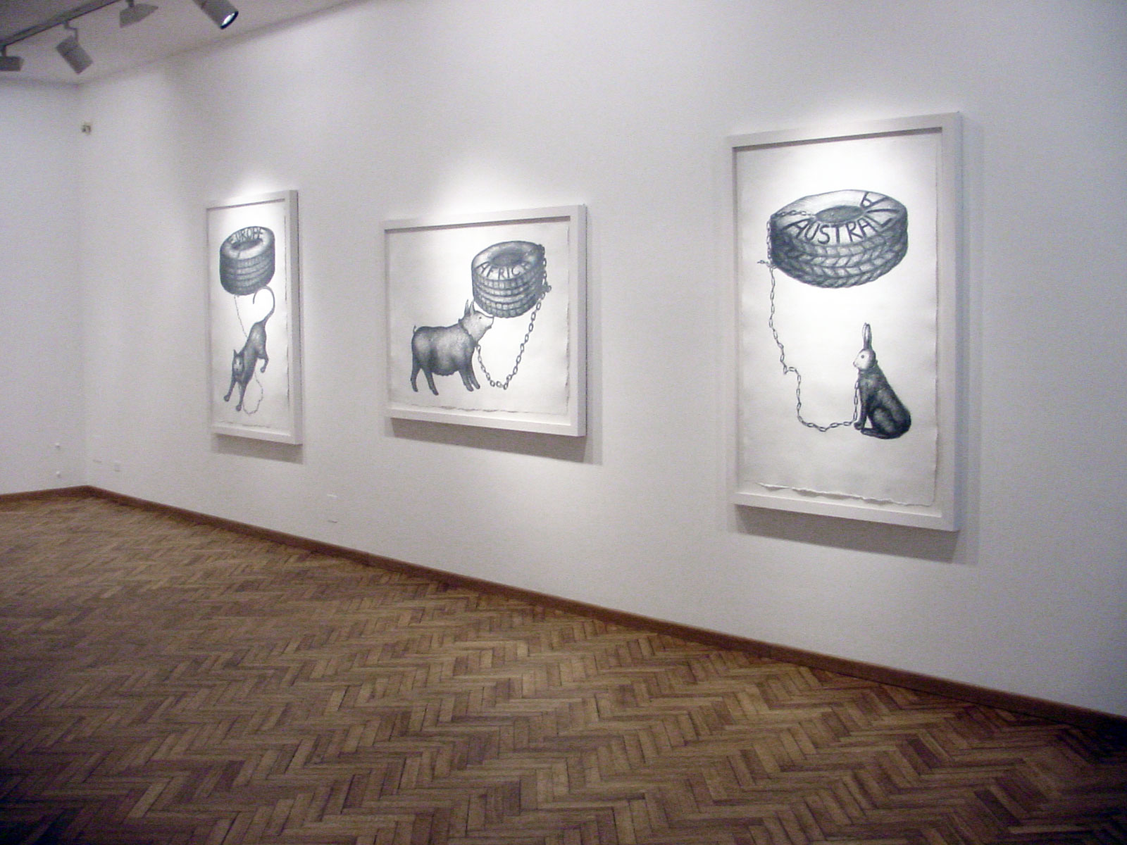 Paolo Canevari - Cardi Gallery Milan 2009 - Installation views