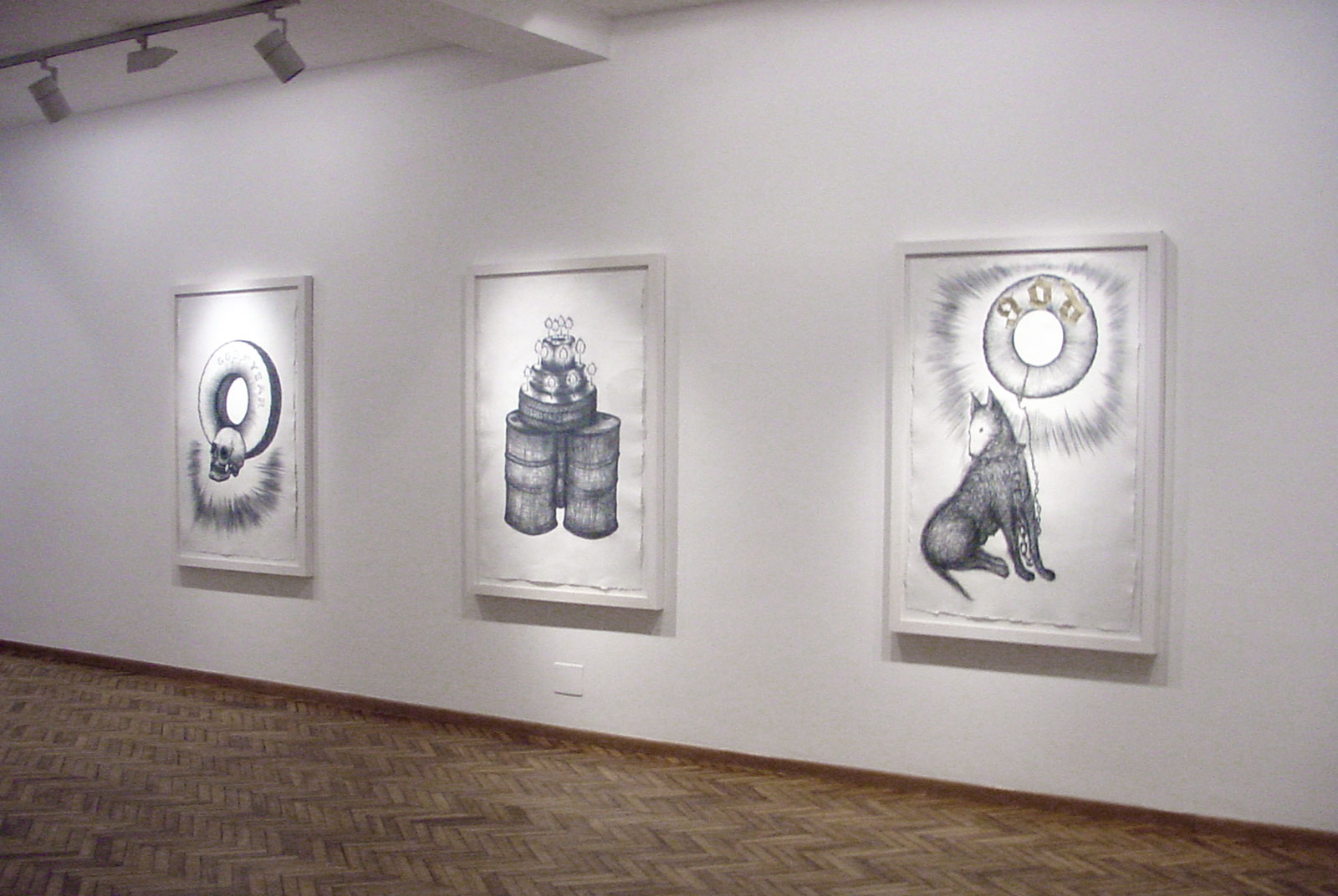 Paolo Canevari - Cardi Gallery Milan 2009 - Installation views