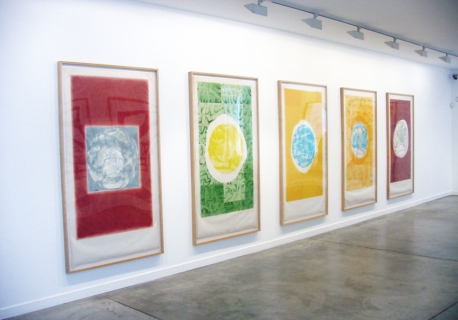 Domenico Bianchi - Cardi Gallery Milan 2007 - Installation views