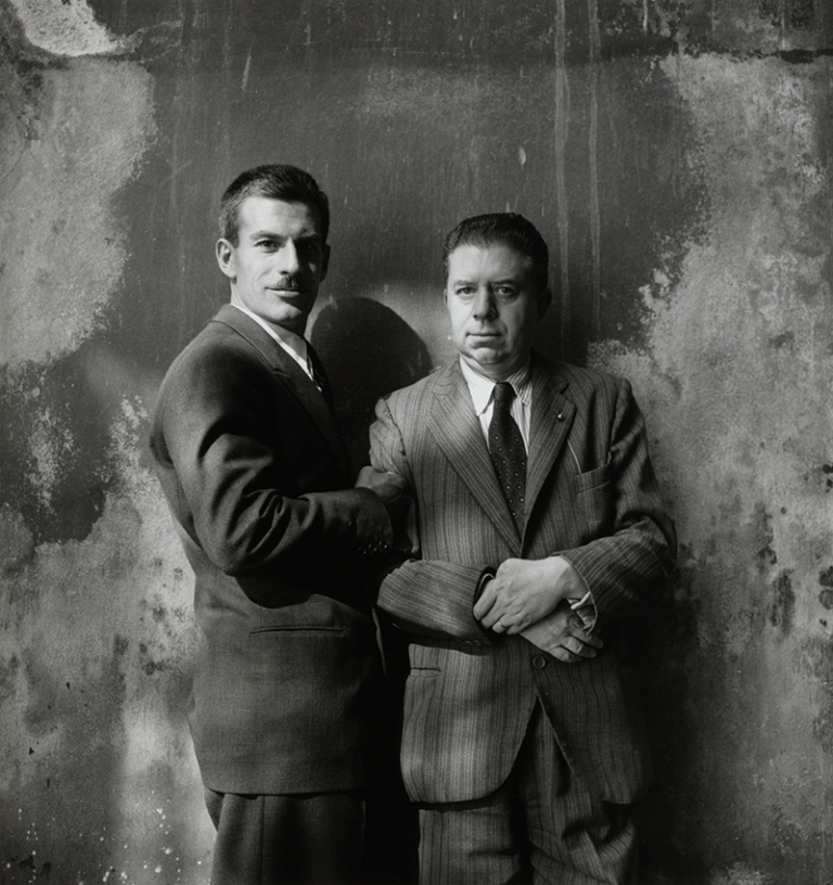 Irving Penn - Elio Vittorini and Eugenio Montale, 1948
