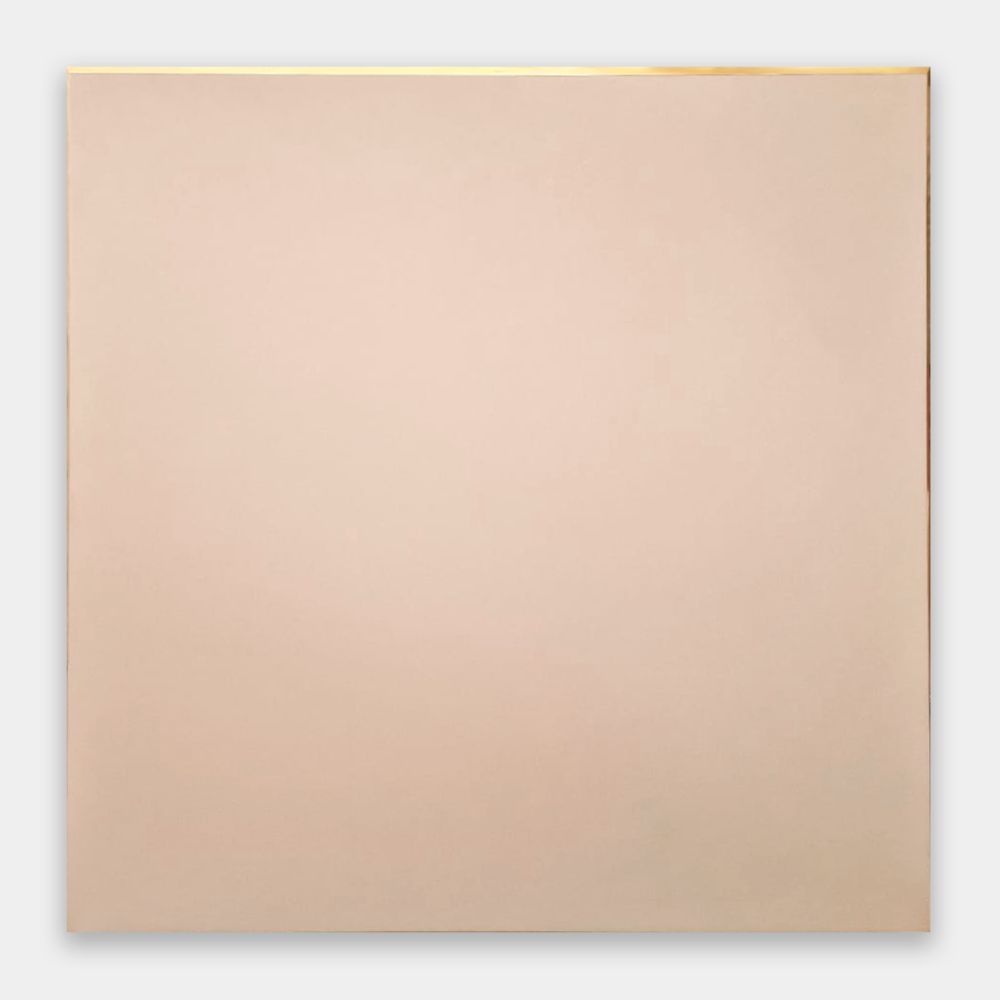 Ettore Spalletti - Impasto di colore rosa su tavola