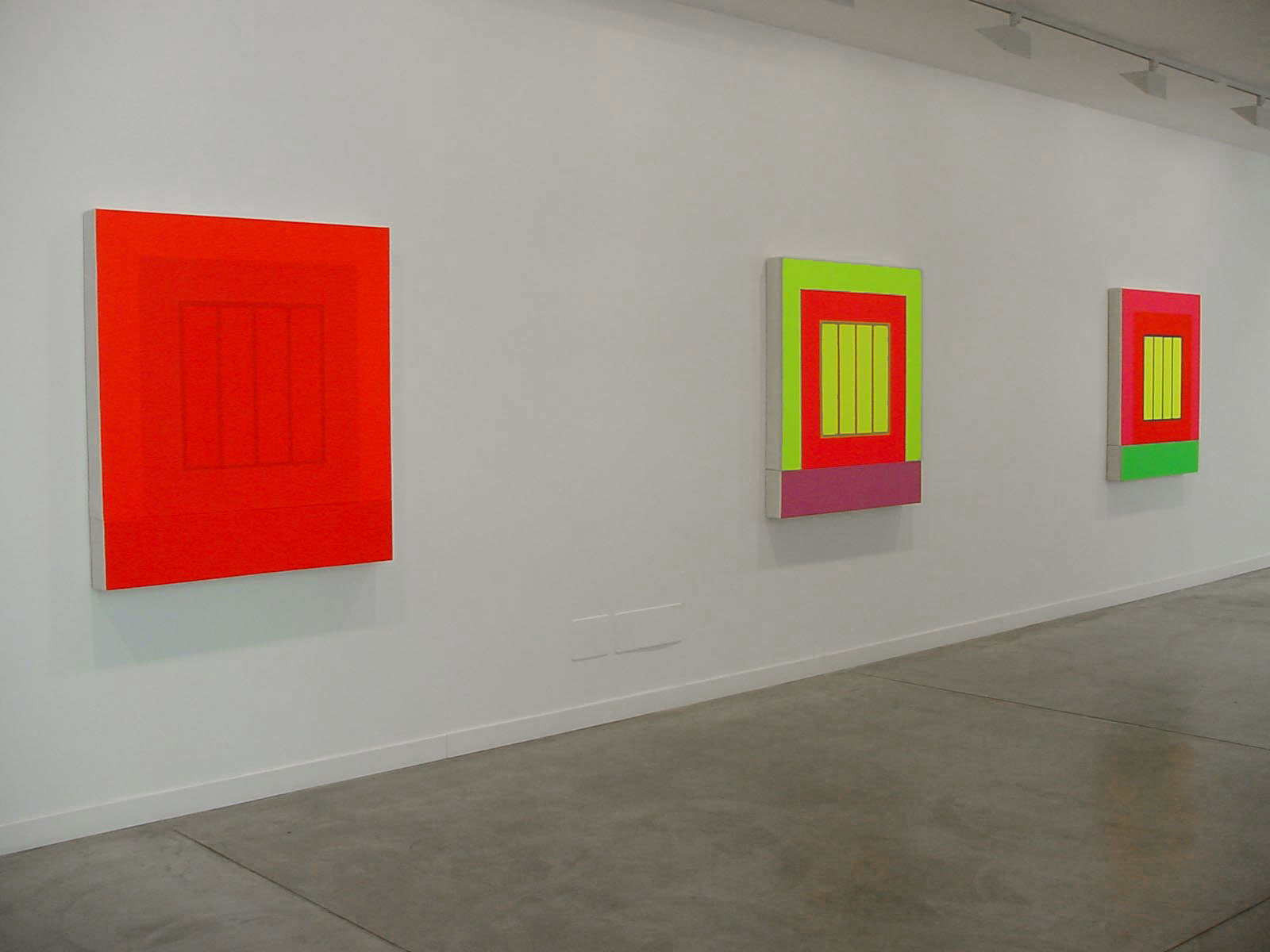 Peter Halley - Cardi Gallery Milan 2003 - Installation views