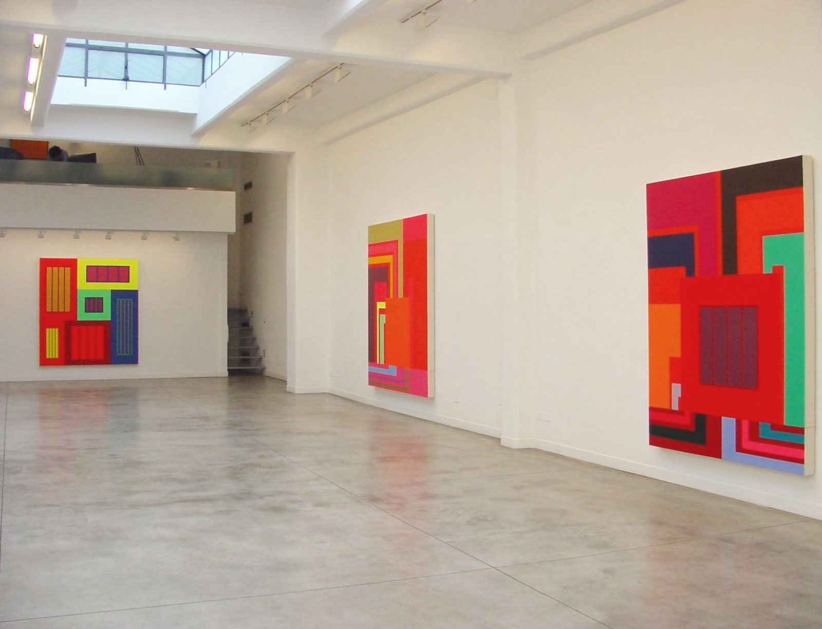 Peter Halley - Cardi Gallery Milan 2003 - Installation views