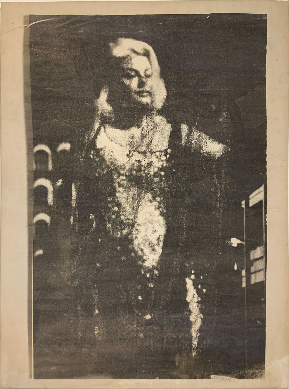 Mimmo Rotella - La diva