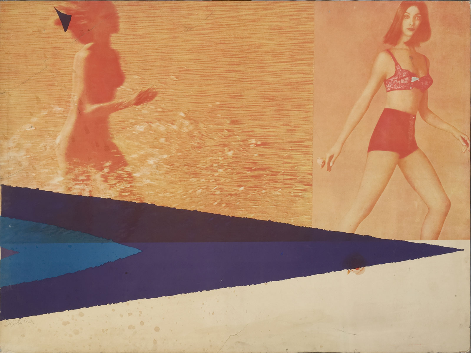 Mimmo Rotella - Rêve doublé, 1966 - Cardi Gallery London 2020