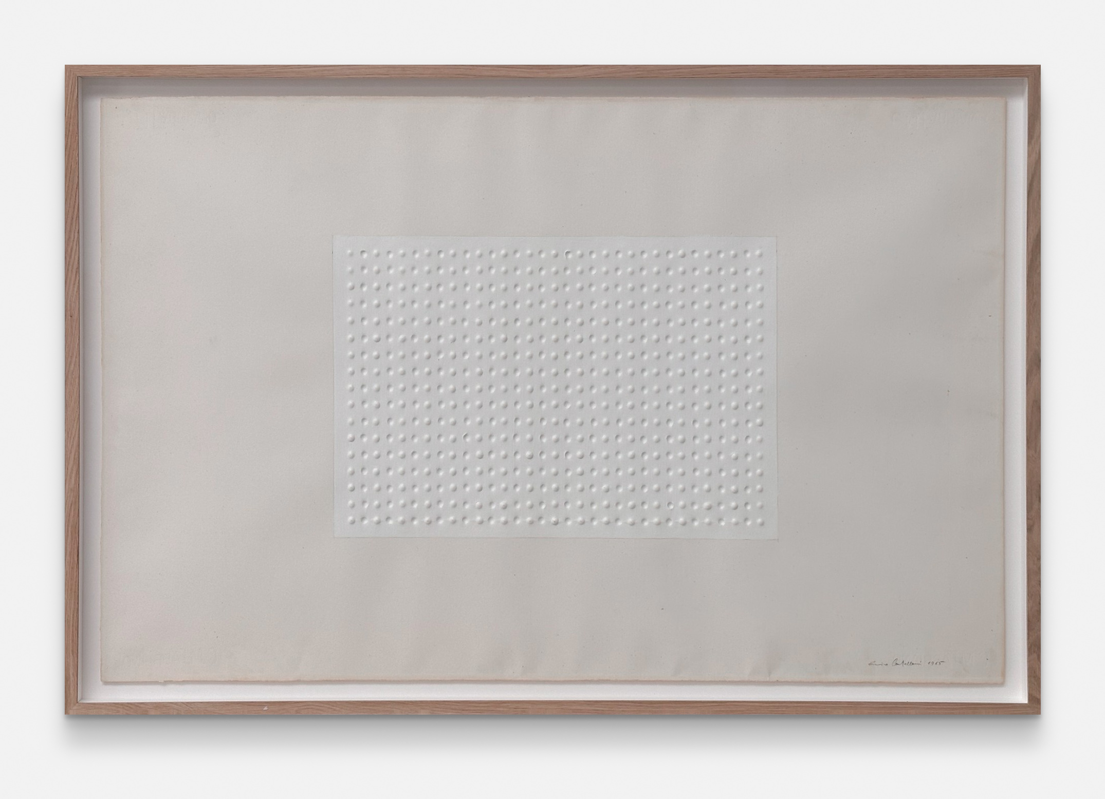 Enrico Castellani - Senza Titolo, 1965