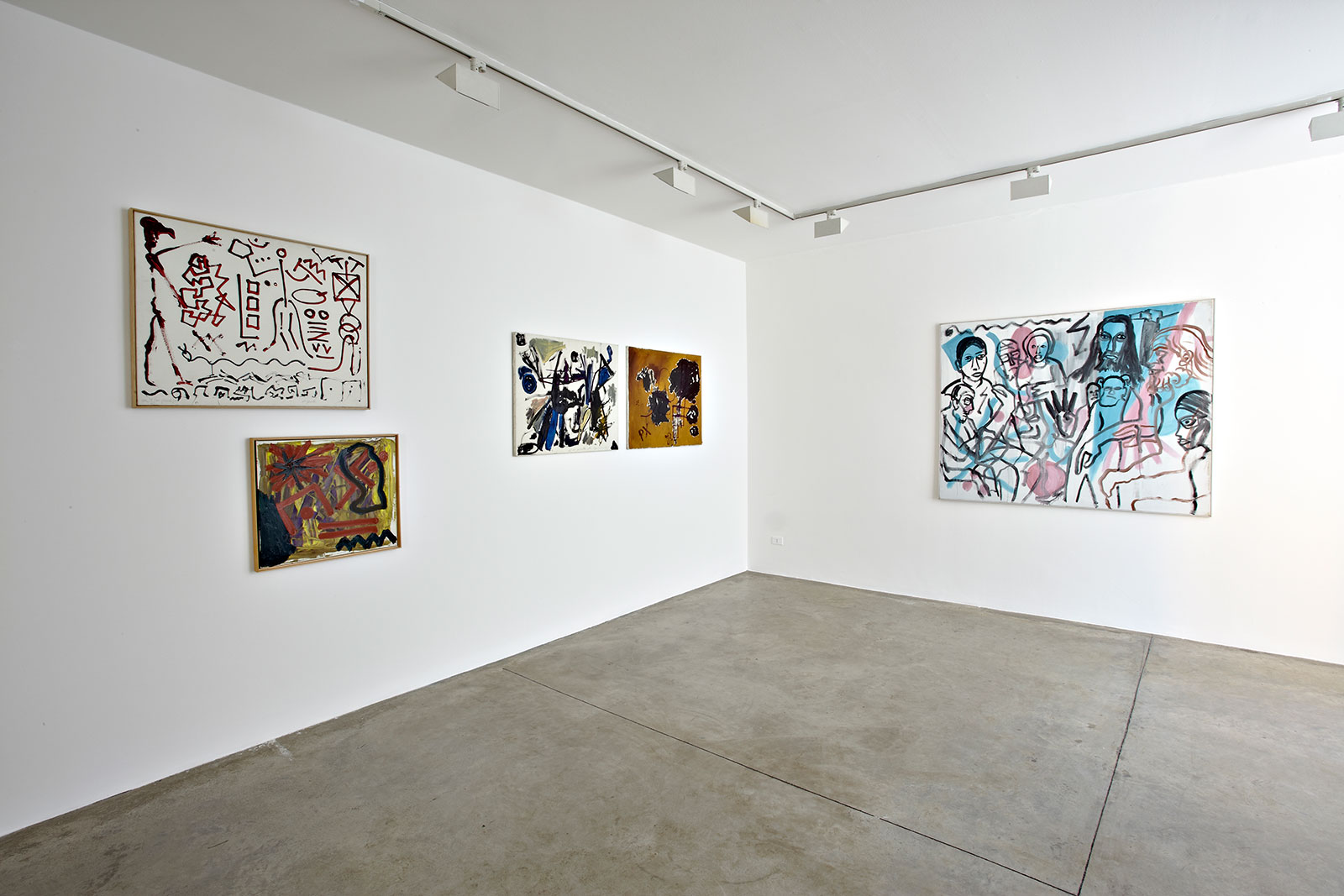 A.R. Penck - Cardi Gallery Milan 2012 - Installation views