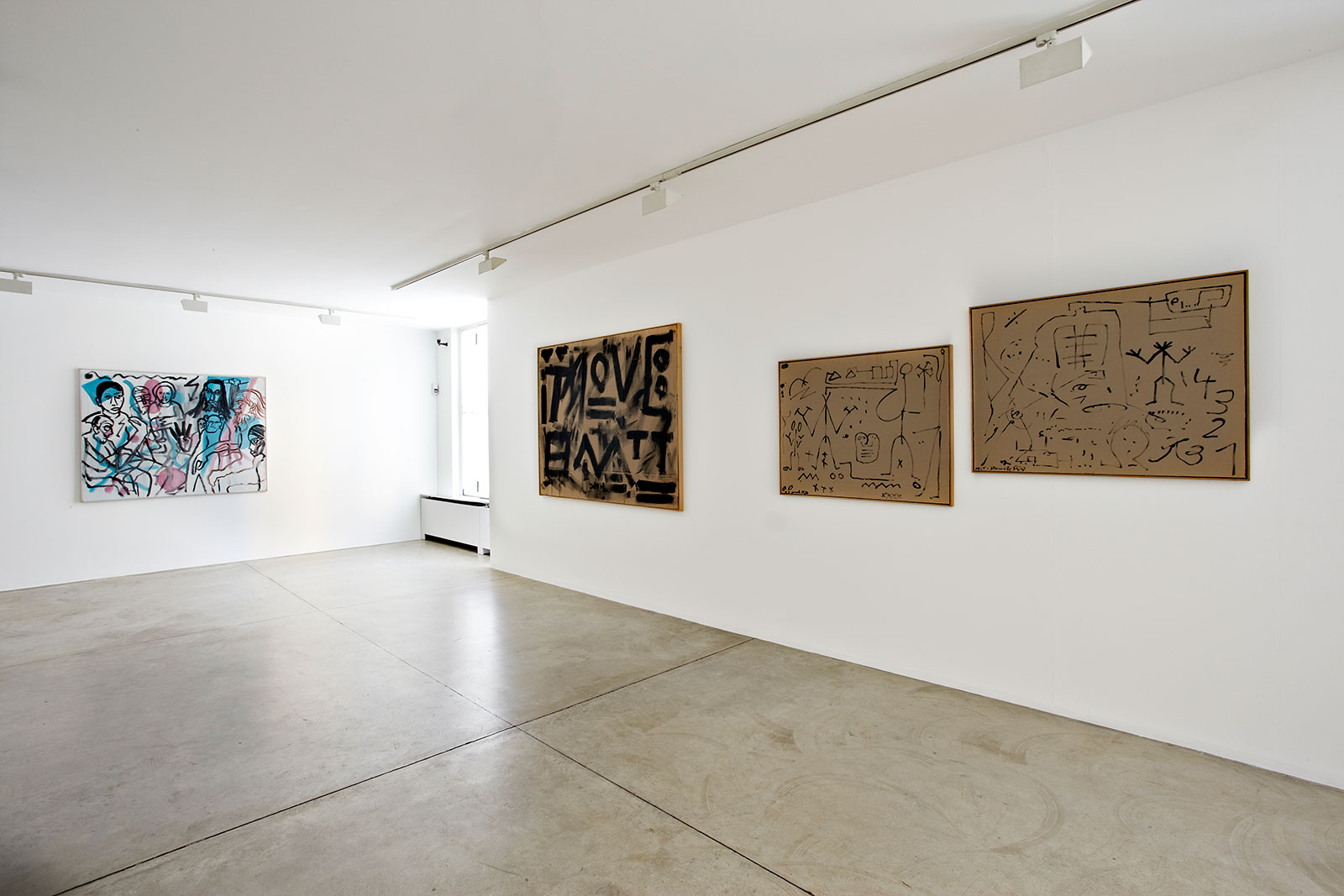 A.R. Penck - Cardi Gallery Milan 2012 - Installation views