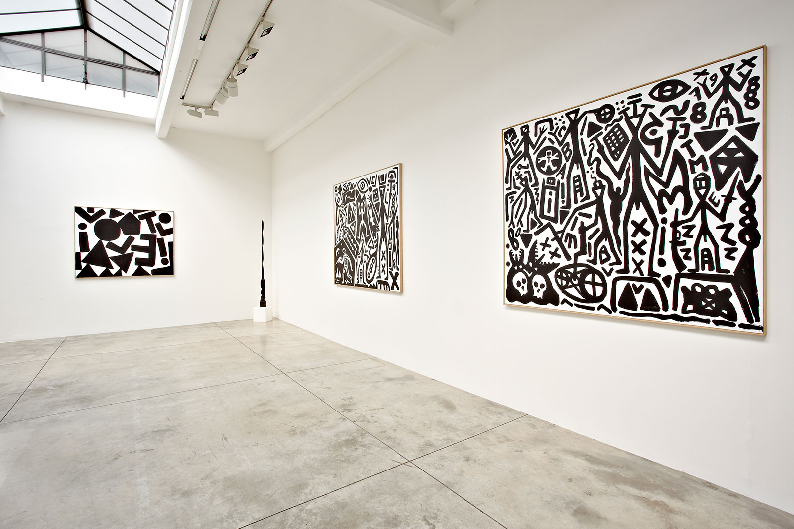A.R. Penck - Cardi Gallery Milan 2012 - Installation views